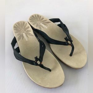 Women’s Patagonia Sandals, Poli Thong , Black , size 10